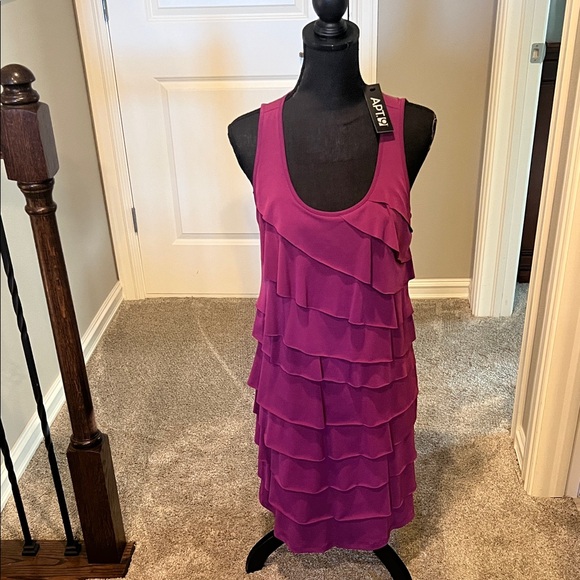 Apt. 9 Dresses & Skirts - Apt. 9 Purple Layered Midi Dress